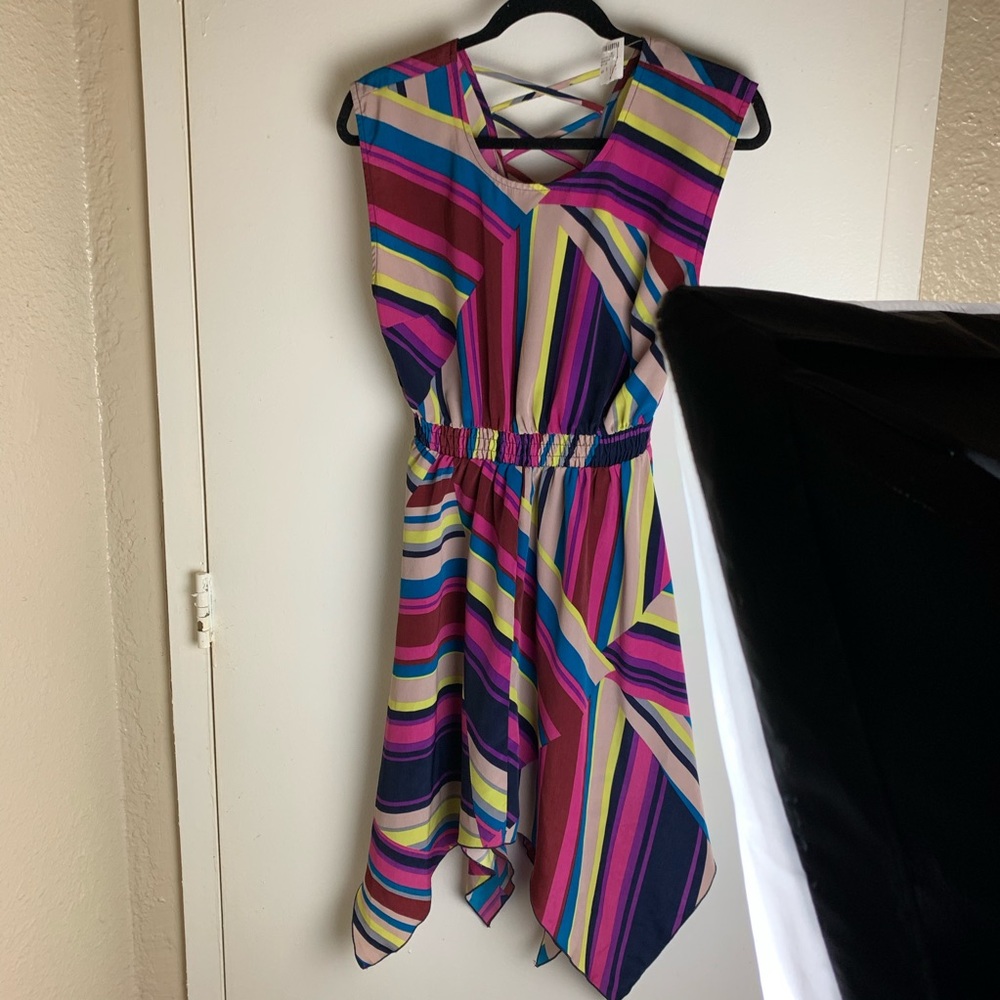 FIRE AND ICE AND NOTHING NICE! STRIPED FIRE DRESS - Picture 9 of 9